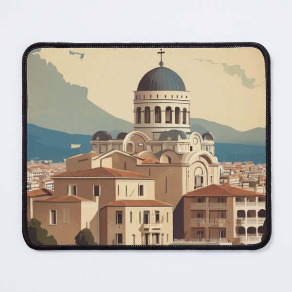 Item preview, 132 Thessaloniki, Greece Poster Design designed and sold by Alexis Art Collection.