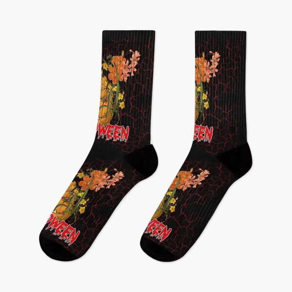 Item preview,  Happy Halloween angry pumpkin and flowers designed and sold by Bukhisz.