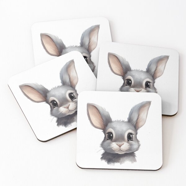 Artikelvorschau, Copy of SÜSSES TIER: kleiner, grauer Hase entworfen und verkauft von Animals, Nature & Landscapes.