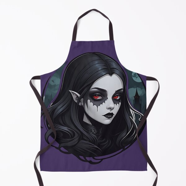 Item preview, Dark Hair Pale Goth Vampire Girl designed and sold by MadnessEnvelope.