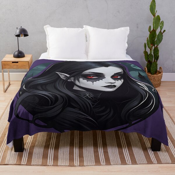 Item preview, Dark Hair Pale Goth Vampire Girl designed and sold by MadnessEnvelope.