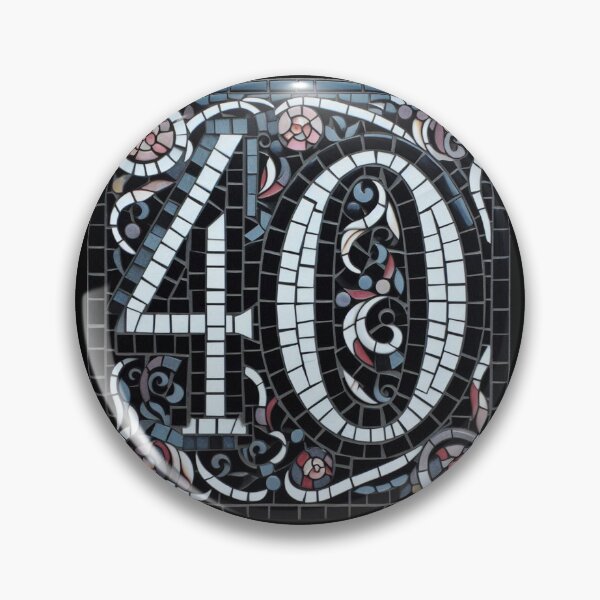 Item preview, House Number 40 Sticker designed and sold by stickysterscom.