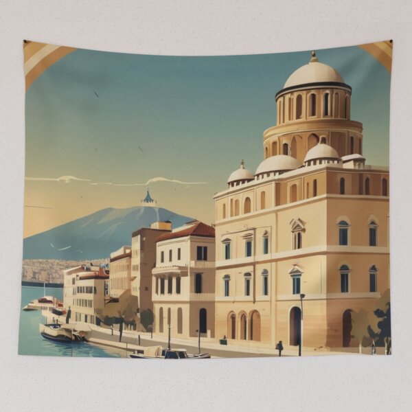 Item preview, 136 Thessaloniki, Greece Poster Design designed and sold by Alexis Art Collection.