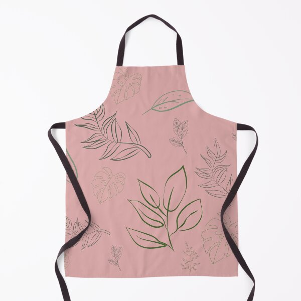 Item preview, Subtle green leaves on pink designed and sold by Alelmisira.