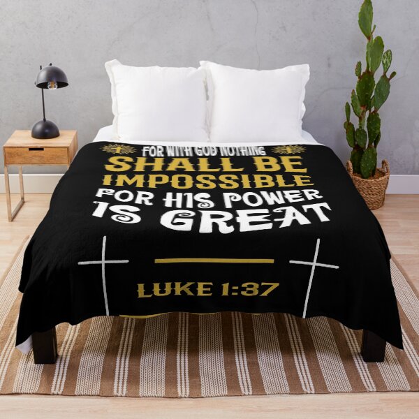 Item preview, Nothing Is Impossible with God: Luke 1:37 designed and sold by VonRauenfeld.