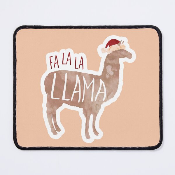 Item preview, Fa La La Llama - Funny Llama Christmas Pun Sticker designed and sold by hitechmom.
