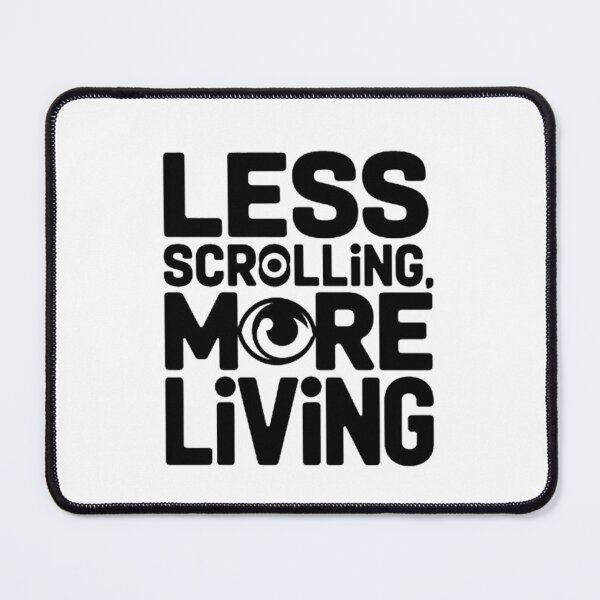 Item preview, Less scrolling more living, Unisex Graphic T-Shirt designed and sold by cookigraphic.