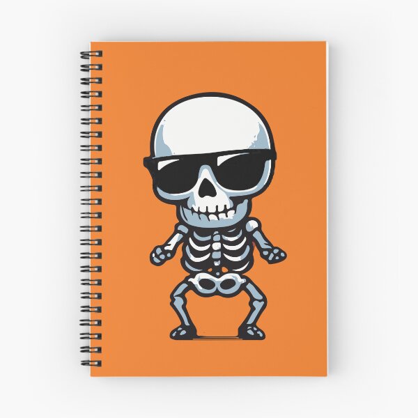 Aperçu de l'œuvre Squelette cool d'Halloween créée et vendue par TevAr.