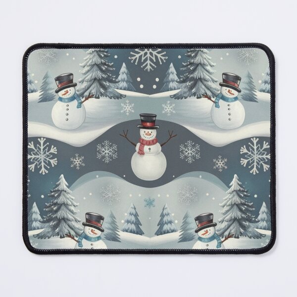 Item preview, A Christmas design of Snowman and Snowflakes in Winter Wonderland designed and sold by pnidesign.