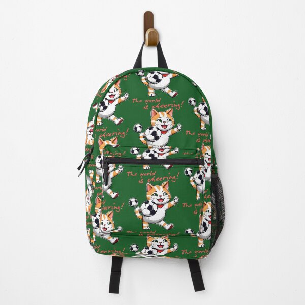 Item preview, The world is cheering! Football Sport Cheer On Cat Animals designed and sold by Design_Your_Day.