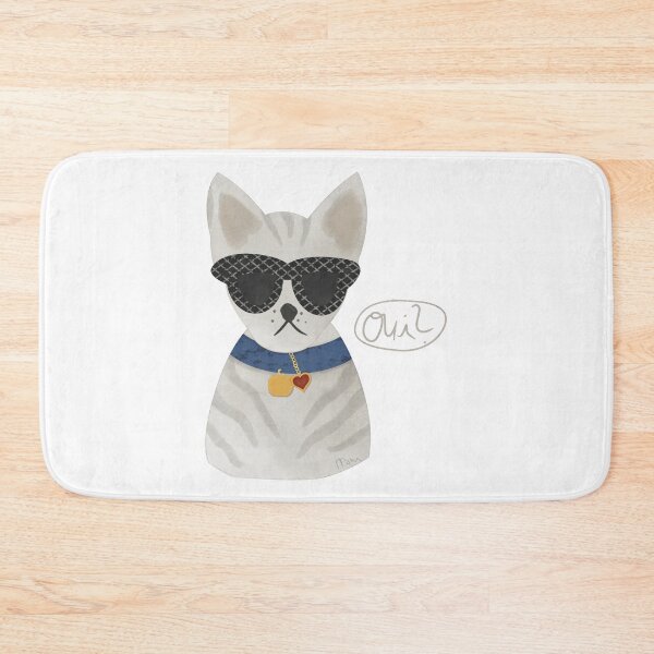 Item preview, Fancy Cat in big Sunglasses and Bling, French designed and sold by NanisCorner.