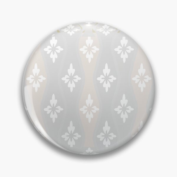 Item preview, White Flowers and Gold Ribbons on a Silver Background - A delicate dreamy pattern designed and sold by CONTRAPINK.