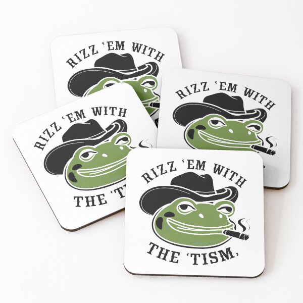 Item preview, Rizz Em With The Tism Funny Frog designed and sold by Adrian Kane.