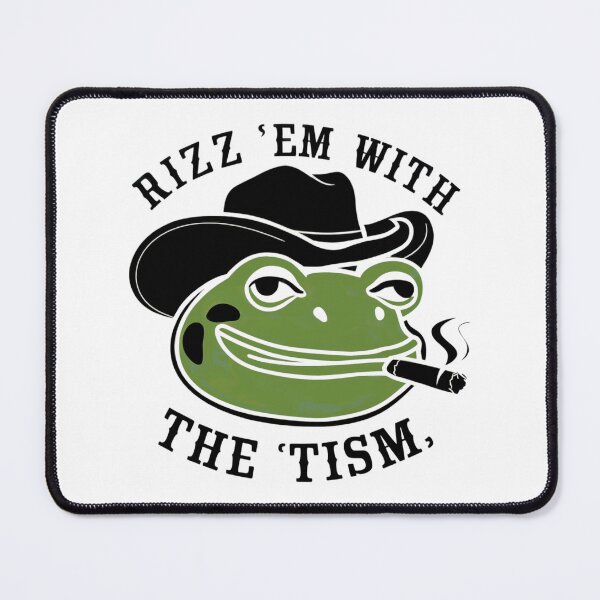 Item preview, Rizz Em With The Tism Funny Frog designed and sold by Adrian Kane.