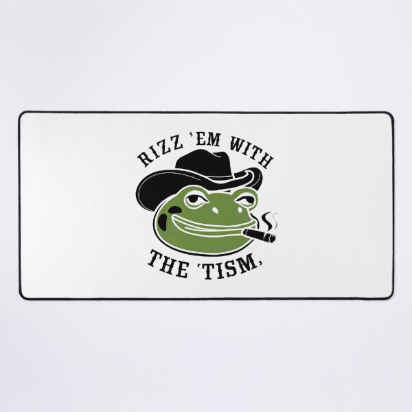 Item preview, Rizz Em With The Tism Funny Frog designed and sold by Adrian Kane.