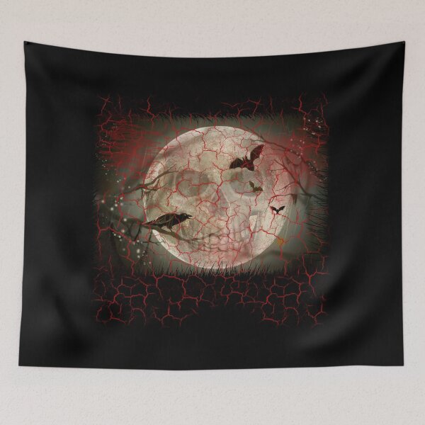 Item preview, Happy Halloween blood moon designed and sold by Bukhisz.