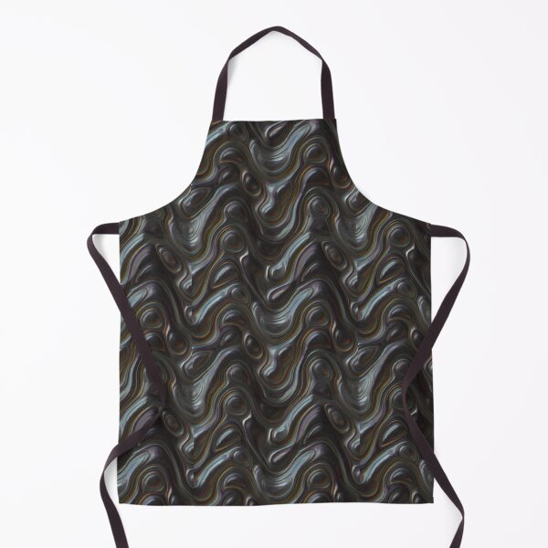 Item preview, Futuristic Flow: Chrome Swirls & Iridescent Waves (Y2K) designed and sold by SeanOsShirts.