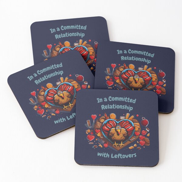 Item preview, Thanksgiving Humor - Fun Unique design - In A Committed Relationship With Leftovers  designed and sold by Delightful Divine Design.