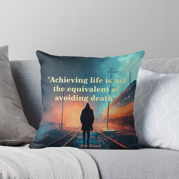 Item preview, Ayn Rand Quote On Life (John Galt Image) designed and sold by My Photo Shop.