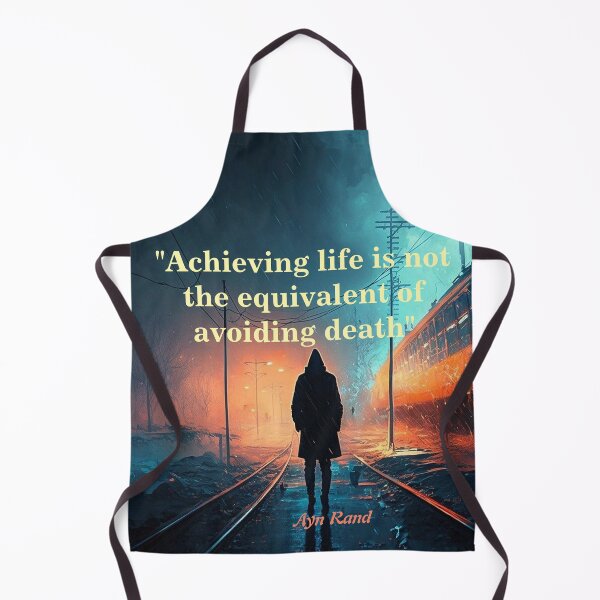 Item preview, Ayn Rand Quote On Life (John Galt Image) designed and sold by My Photo Shop.