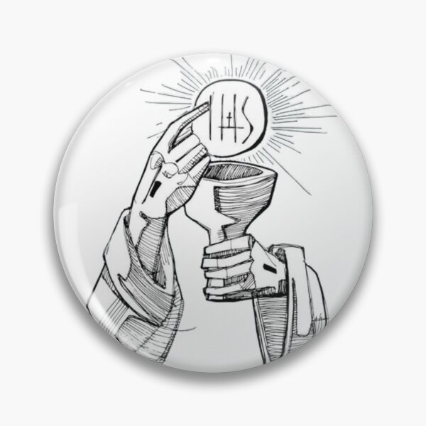 Item preview, Christ present in Eucharist Catholic designed and sold by Dominika Farkašová.