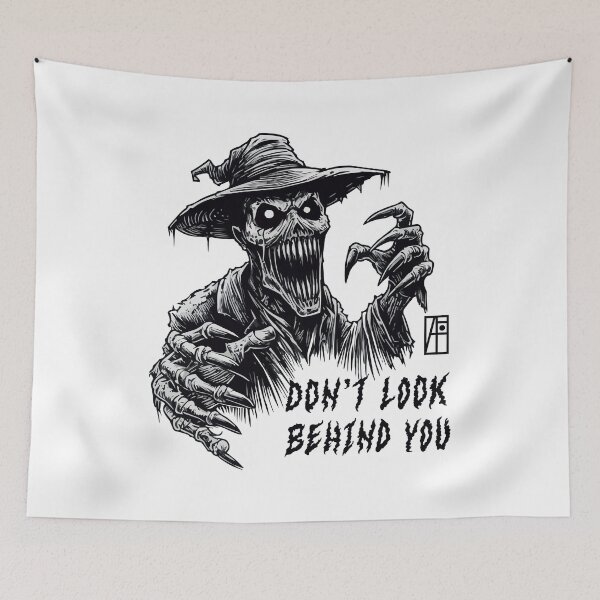 Item preview, HALLOWEEN - SKELETON - Don’t Look Behind You - 2 designed and sold by ArtProjectShop.