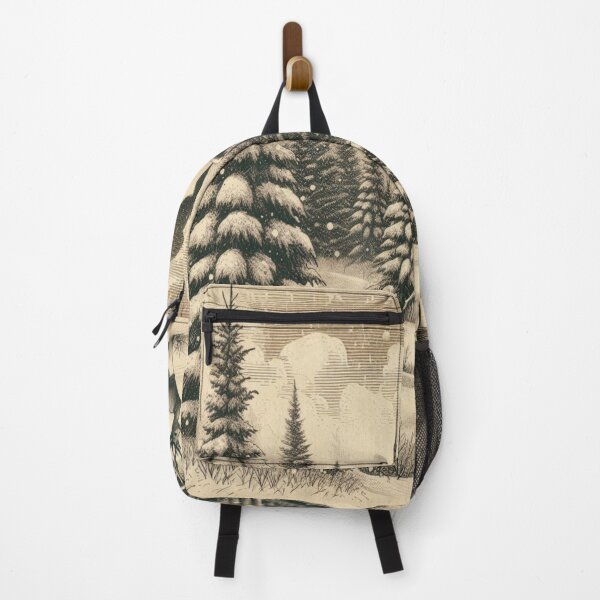 Item preview, Vintage Winter Cabin 5 designed and sold by harwoodkp.