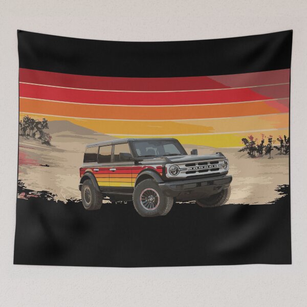 Item preview, USA Freed Wheeling Bronco Heritage Retro 4x4 MURICA SUV sport truck designed and sold by cowtownCOWBOY.