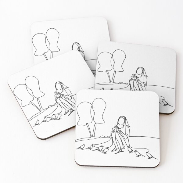 Item preview, Girl Feeding Birds designed and sold by MarkLines.
