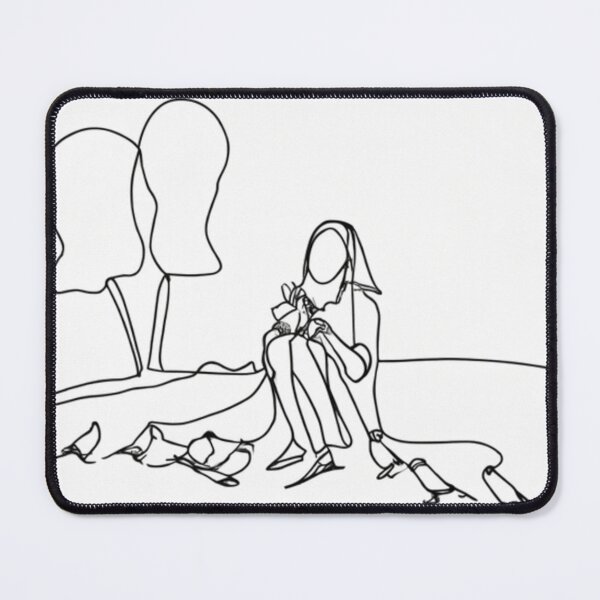 Item preview, Girl Feeding Birds designed and sold by MarkLines.