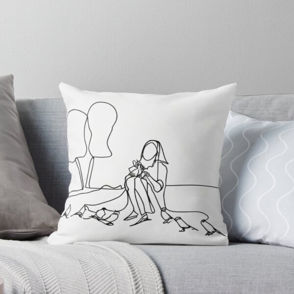 Item preview, Girl Feeding Birds designed and sold by MarkLines.