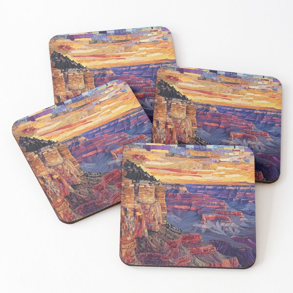 Item preview, Klimt Inspired Grand Canyon designed and sold by JoyOnYourWall.