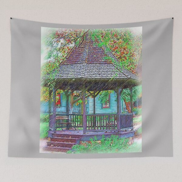 Item preview, The Victorian Gazebo Sketched designed and sold by KirtTisdale.