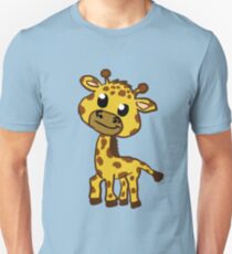Baby Giraffe Cartoon Unisex T-Shirt