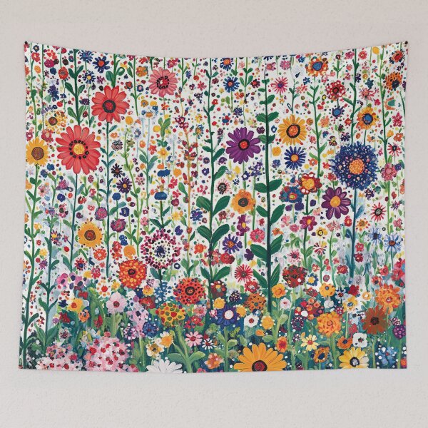 Item preview, Wildflowers with White Background designed and sold by Neika Shimm Designs.