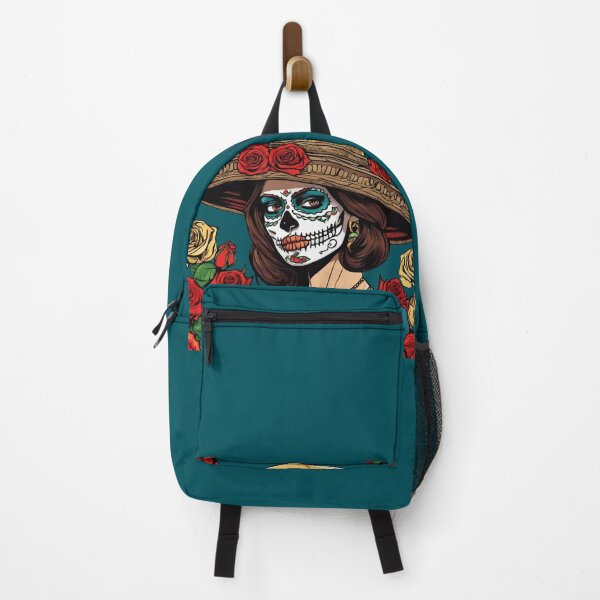 Item preview, Floral Calavera Woman designed and sold by WILD-WILD-CAT.