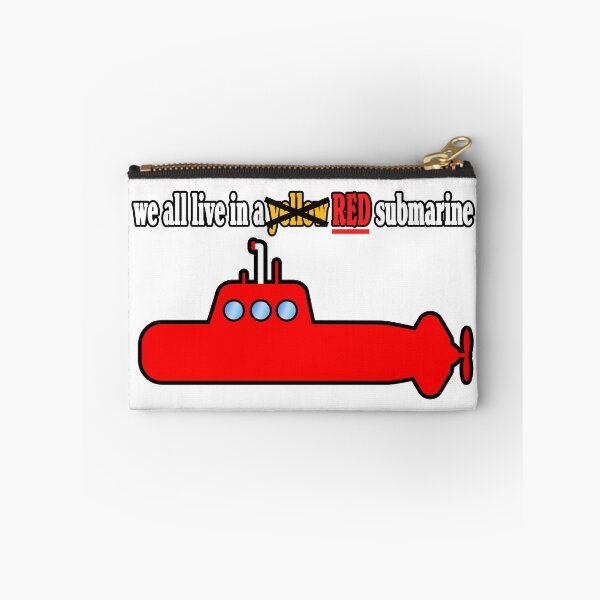 Item preview, We all live in a red submarine designed and sold by HelpfulMonsters.