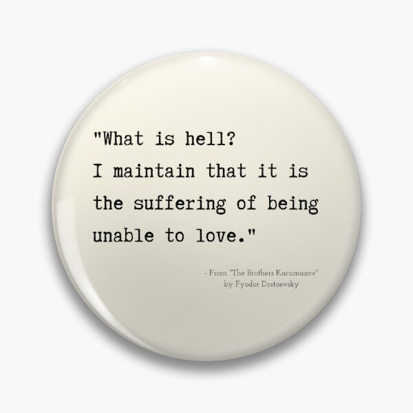 Item preview, A Quote about Suffering from "The Brothers Karamazov" by Fyodor Dostoevsky designed and sold by Poemit.