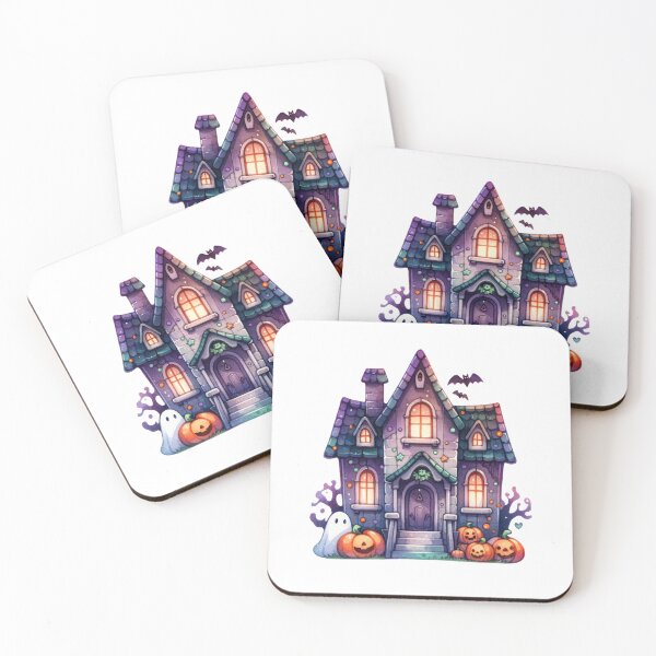 Item preview, Cute Halloween Scary Haunted House designed and sold by baebrand-art.