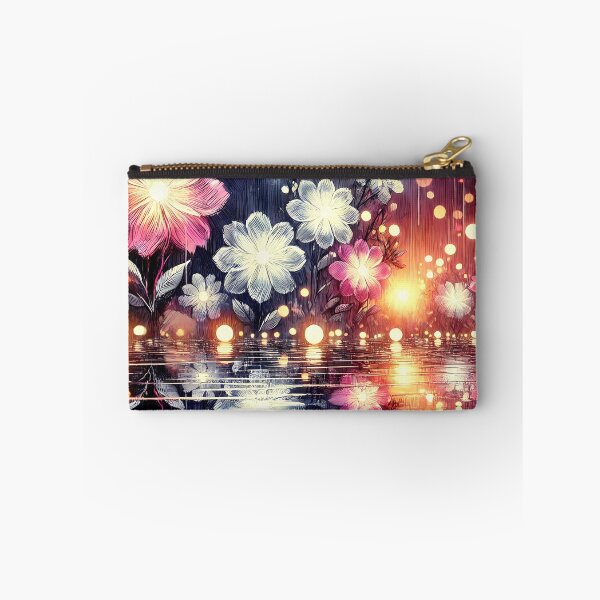 Item preview, Glowing Night of Rainy Flowers designed and sold by Crimson-Spell.