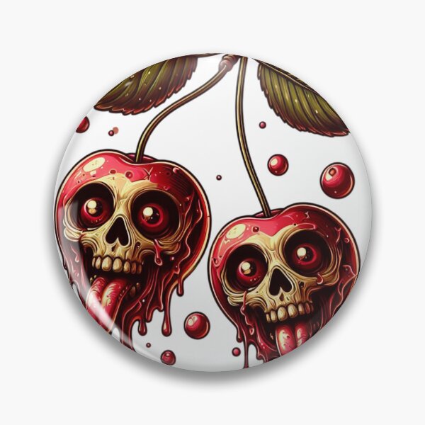 Item preview, cherry skull designed and sold by jkrphoto.