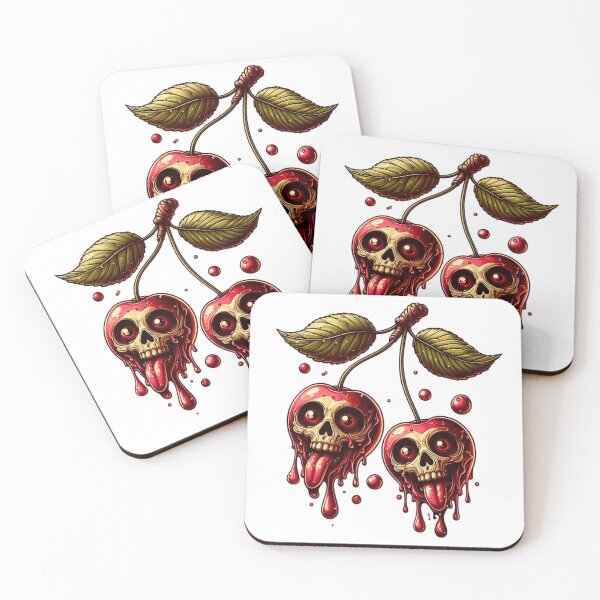 Item preview, cherry skull designed and sold by jkrphoto.