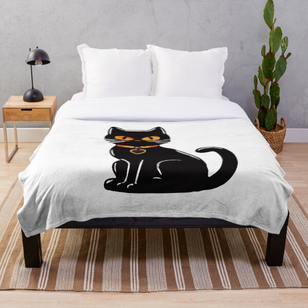 Aperçu de l'œuvre Chat noir d'Halloween créée et vendue par TevAr.