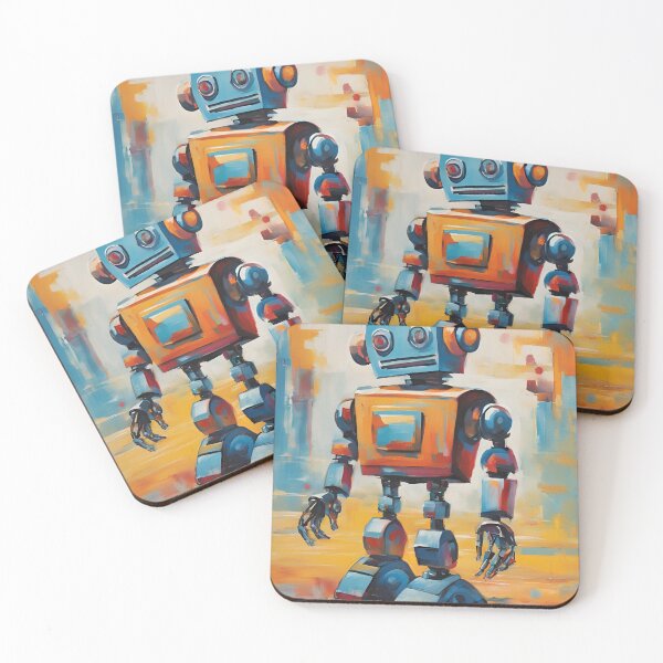 Item preview,   Robot Humanoid  Futuristic Android Peaceful  Beautiful Colors designed and sold by KolorellaS.