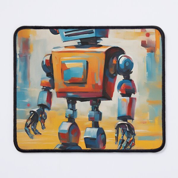 Item preview, Robot Humanoid Futuristic Android Peaceful Beautiful Colors designed and sold by KolorellaS.
