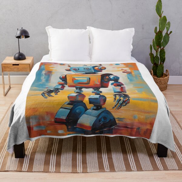 Item preview,   Robot Humanoid  Futuristic Android Peaceful  Beautiful Colors designed and sold by KolorellaS.