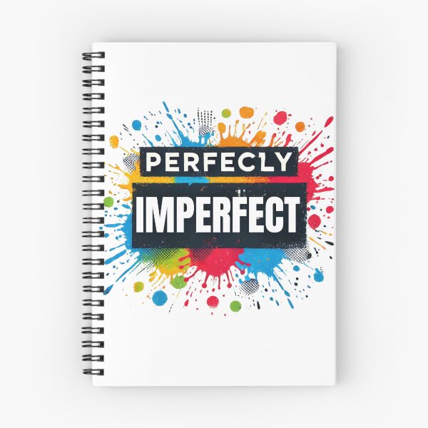 Item preview, Perfectly Imperfect Colorful Motivational Quote designed and sold by baebrand-art.