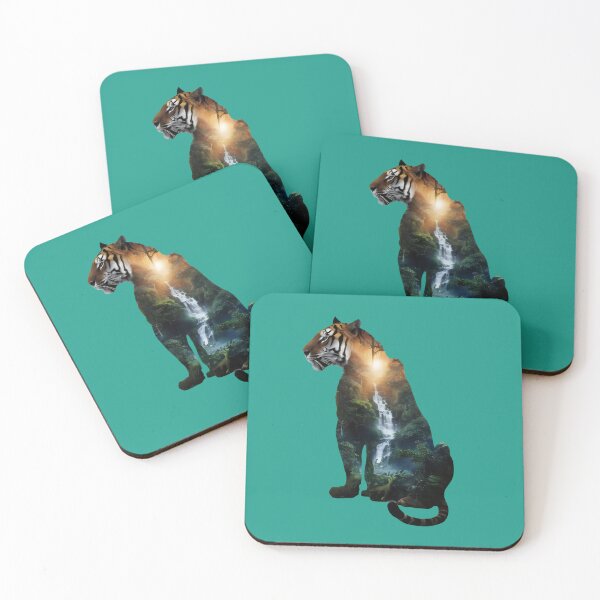 Item preview, Tiger in the rainforest. designed and sold by MyHappyArtShop.
