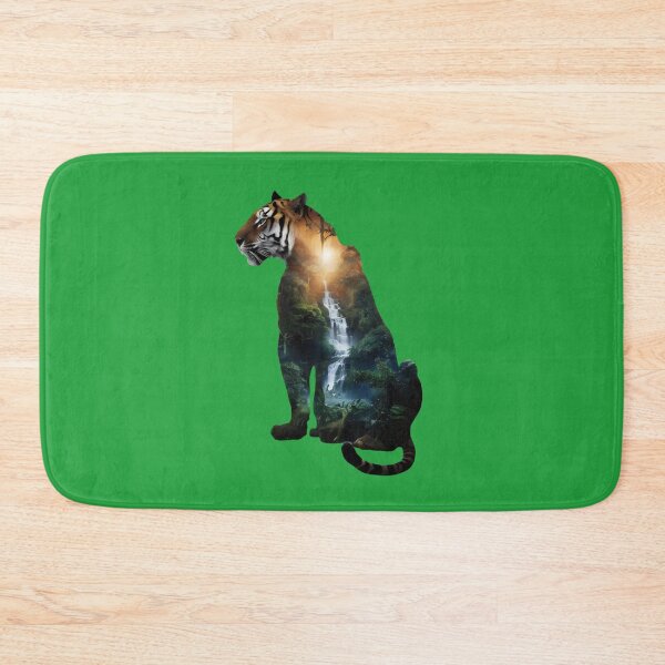 Item preview, Tiger in the rainforest. designed and sold by MyHappyArtShop.