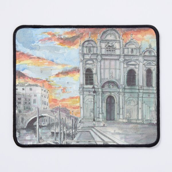 Item preview, Venice Scuola Grande di San Marco in watercolour designed and sold by Art by Jane and James.